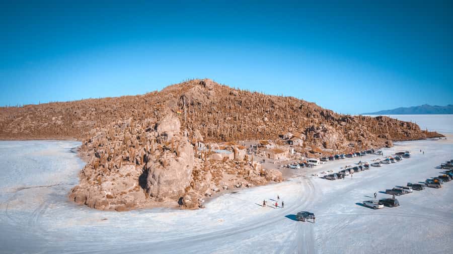 From La Paz: 3-Day Uyuni Salt Flat and Incahuasi Island Tour - Incahuasi Island and its giant cactuses
