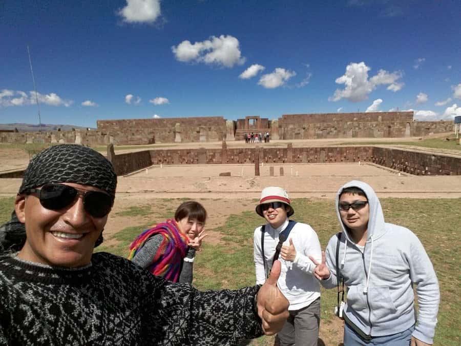 From La Paz: Tiwanaku and Lake Titicaca One-Day Tour - Tiwanaku’s gates, temple, and Monolith