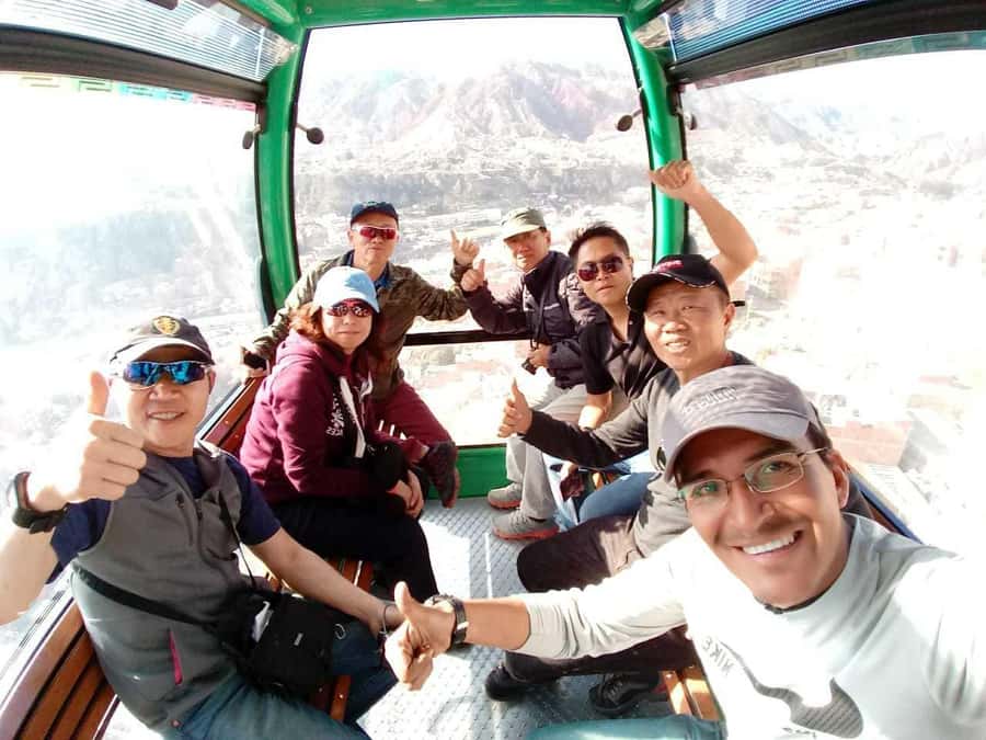 La Paz: Cable Car Ride Tour with Food Tasting - What the aerial views reveal
