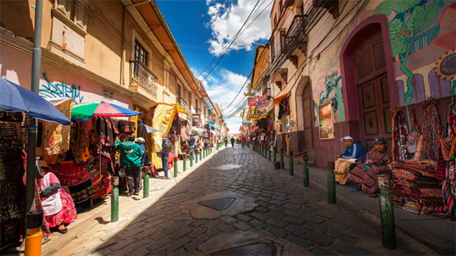 La Paz: The Feminist Tour - Meeting at Saint Francis Basilica