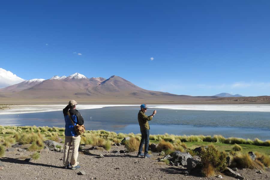 La Paz: Uyuni Salt Flats & Lagoon Share Trip (private room) - Day 4: Hot springs, the Dali Desert, and Licancabur