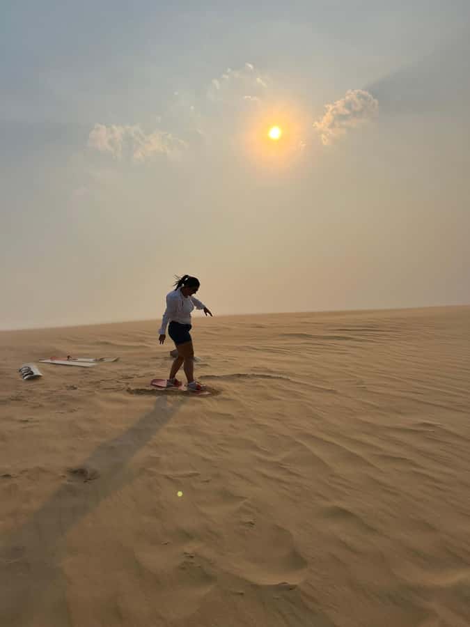 Santa Cruz: Lomas de Arena Sandboard - Entering the 6,000-hectare dune area